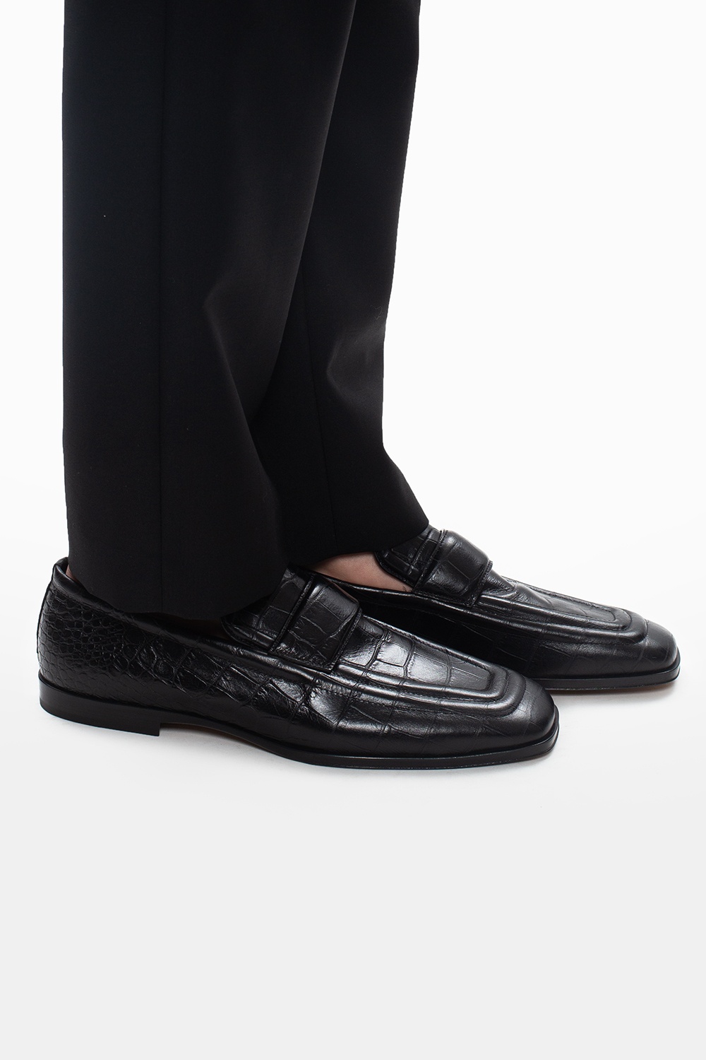Leather loafers Bottega Veneta - SchaferandweinerShops Ghana